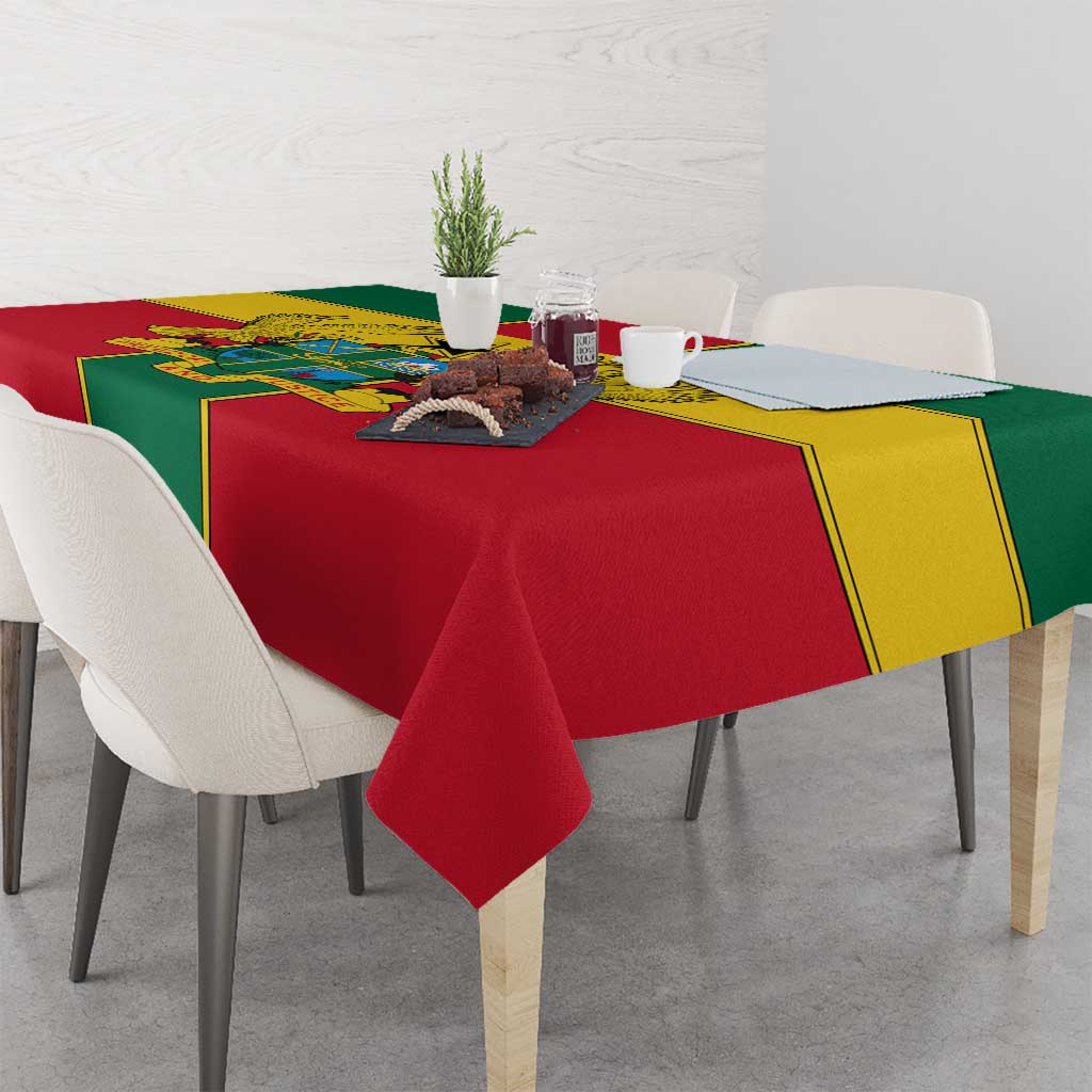 Ghana Flag Tablecloth with Coat of Arms Design