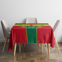 Ghana Flag Tablecloth with Coat of Arms Design