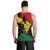 Ghana Flag Men Tank Top with Coat of Arms Design TS04