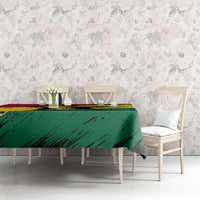 Ghana Flag Tablecloth with Coat of Arms Design TS04
