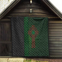Ireland Celtic Knot and Clover Design Quilt
