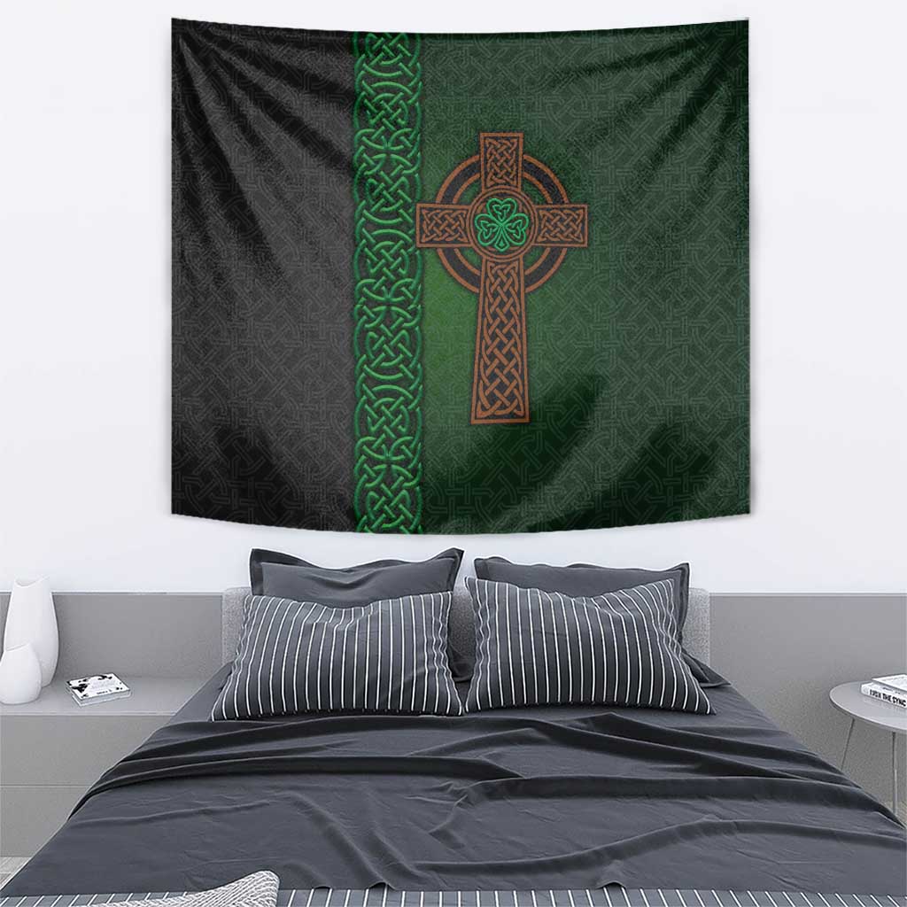 Ireland Celtic Knot and Clover Design Tapestry