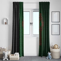 Ireland Celtic Knot and Clover Design Window Curtain