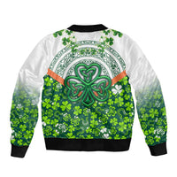 Celtic Knot and Clover Ireland - Inspired Design Bomber Jacket