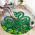 Celtic Knot and Clover Ireland - Inspired Design Round Carpet