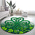 Celtic Knot and Clover Ireland - Inspired Design Round Carpet