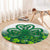 Celtic Knot and Clover Ireland - Inspired Design Round Carpet