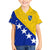 Bosnia and Herzegovina Family Matching Long Sleeve Bodycon Dress and Hawaiian Shirt Flag and Coat of Arms Hoodie – Unique Combination Design