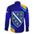 Bosnia and Herzegovina Coat of Arms Family Matching Puletasi and Hawaiian Shirt Blend of National Colors & Symbols