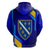 Bosnia and Herzegovina Coat of Arms Zip Hoodie Blend of National Colors & Symbols