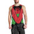 Malawi Flag Men Tank Top Colors Blended with National Emblem - Symbolic Design