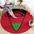 Malawi Flag Round Carpet Colors Blended with National Emblem - Symbolic Design