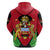 Malawi Flag Zip Hoodie Colors Blended with National Emblem - Symbolic Design