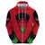 Malawi Flag Zip Hoodie Colors Blended with National Emblem - Symbolic Design