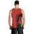 Malawi Patterns Men Tank Top Blended with Flag Colors & National Emblem - Cultural Fusion Design