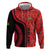 Malawi Patterns Zip Hoodie Blended with Flag Colors & National Emblem - Cultural Fusion Design