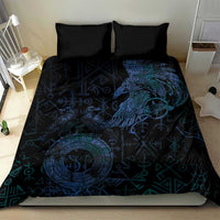 Odin Norse Mythology Bedding Set Viking Rune Art Style
