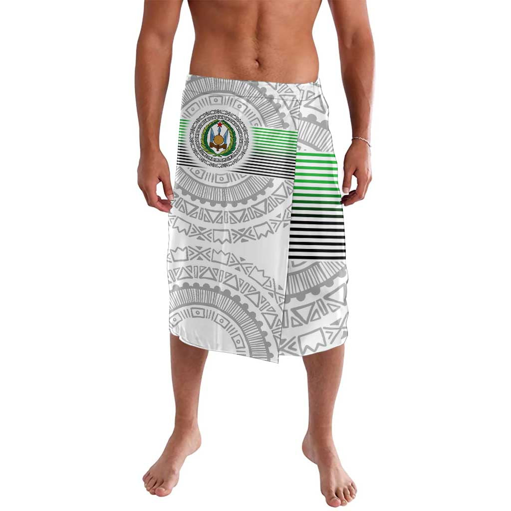 Djibouti Roots Lavalava Urban Streetwear with African Tribal Design & Patriotic Elements