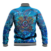 Prince Hall Freemasonry Baseball Jacket Compasses Masonic Art - Urban Graffiti Style