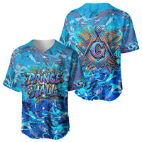 Prince Hall Freemasonry Baseball Jersey Compasses Masonic Art - Urban Graffiti Style