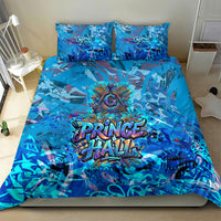 Prince Hall Freemasonry Bedding Set Compasses Masonic Art - Urban Graffiti Style