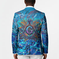 Prince Hall Freemasonry Blazer Compasses Masonic Art - Urban Graffiti Style
