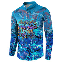 Prince Hall Freemasonry Button Sweatshirt Compasses Masonic Art - Urban Graffiti Style