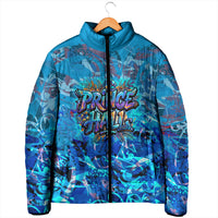 Prince Hall Freemasonry Padded Jacket Compasses Masonic Art - Urban Graffiti Style