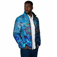 Prince Hall Freemasonry Padded Jacket Compasses Masonic Art - Urban Graffiti Style