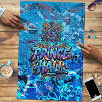 Prince Hall Freemasonry Puzzle Compasses Masonic Art - Urban Graffiti Style