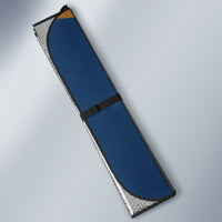 Prince Hall Freemasonry Auto Sun Shade Square and Compasses Gold Blue Geometric