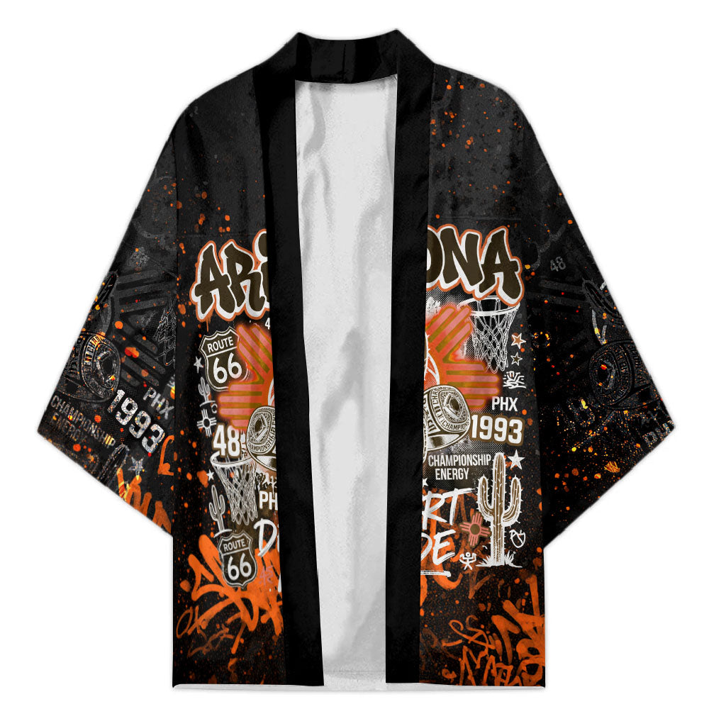 Personalized Arizona Kimono Graffiti Street Art Southwest Cactus Route 66 Retro