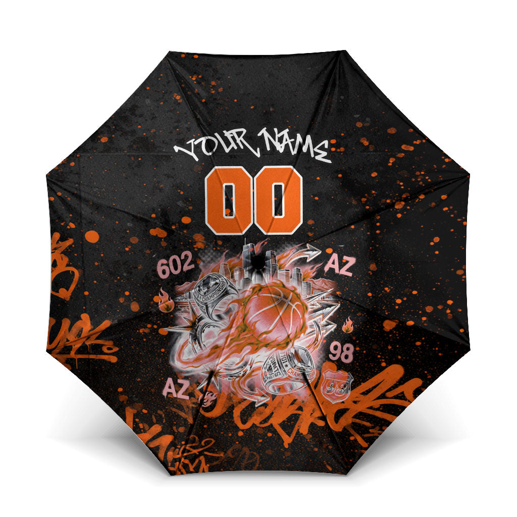Personalized Arizona Umbrella Graffiti Street Art Southwest Cactus Route 66 Retro