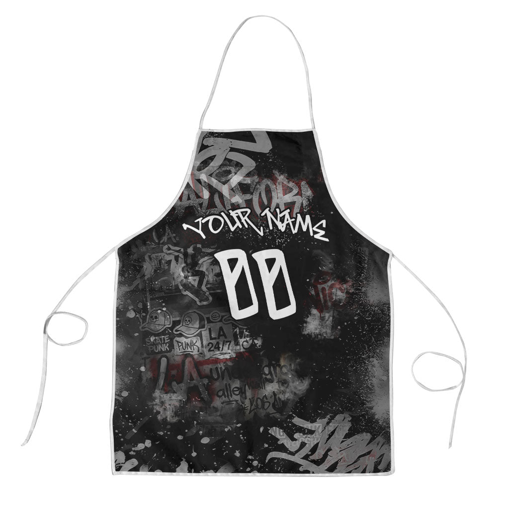 Personalized California West Coast Graffiti Apron Urban Los Angeles Street Art - Hollywood LAX