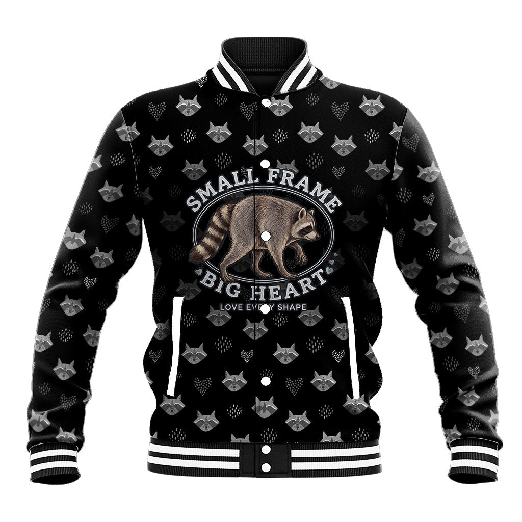 Jimothy The Raccoon Baseball Jacket Vintage Raccoon Small Frame Big Heart