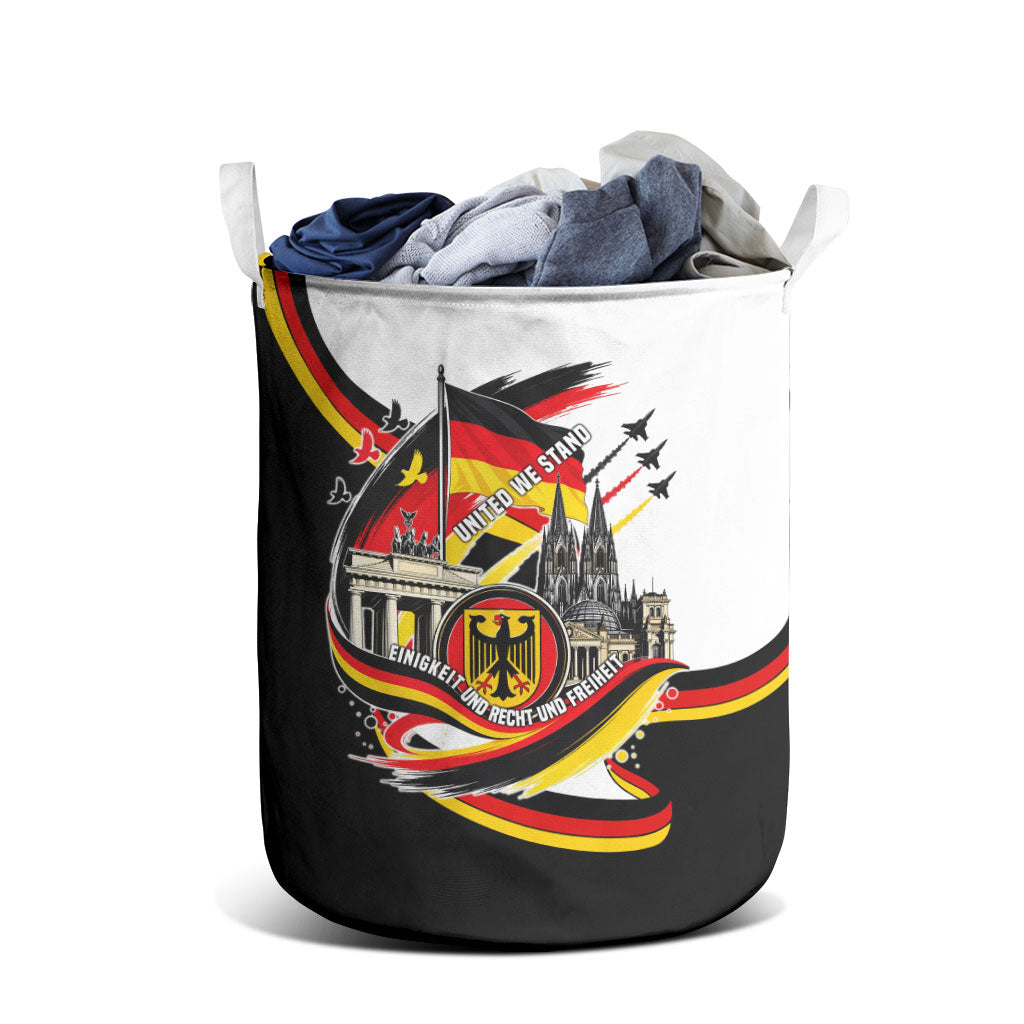 German Unity Day Laundry Basket Patriotic Flag Brandenburg Gate