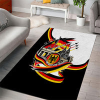 German Unity Day Area Rug Patriotic Flag Brandenburg Gate