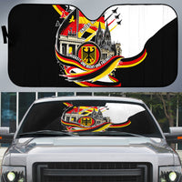 German Unity Day Auto Sun Shade Patriotic Flag Brandenburg Gate