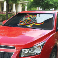 German Unity Day Auto Sun Shade Patriotic Flag Brandenburg Gate