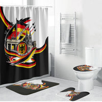 German Unity Day Bathroom Set Patriotic Flag Brandenburg Gate