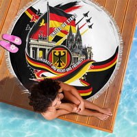 German Unity Day Beach Blanket Patriotic Flag Brandenburg Gate