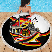 German Unity Day Beach Blanket Patriotic Flag Brandenburg Gate