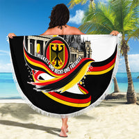 German Unity Day Beach Blanket Patriotic Flag Brandenburg Gate
