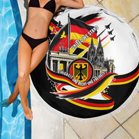 German Unity Day Beach Blanket Patriotic Flag Brandenburg Gate