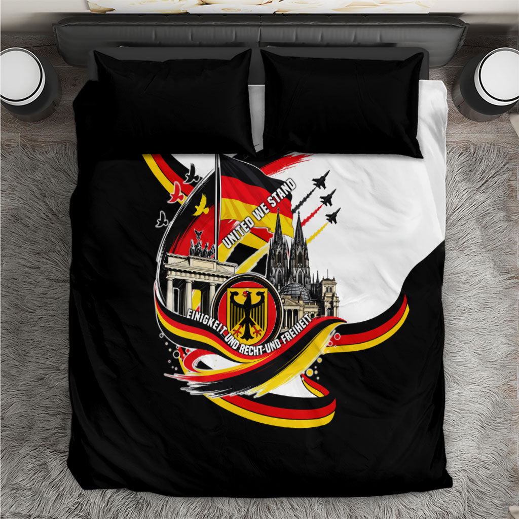 German Unity Day Bedding Set Patriotic Flag Brandenburg Gate