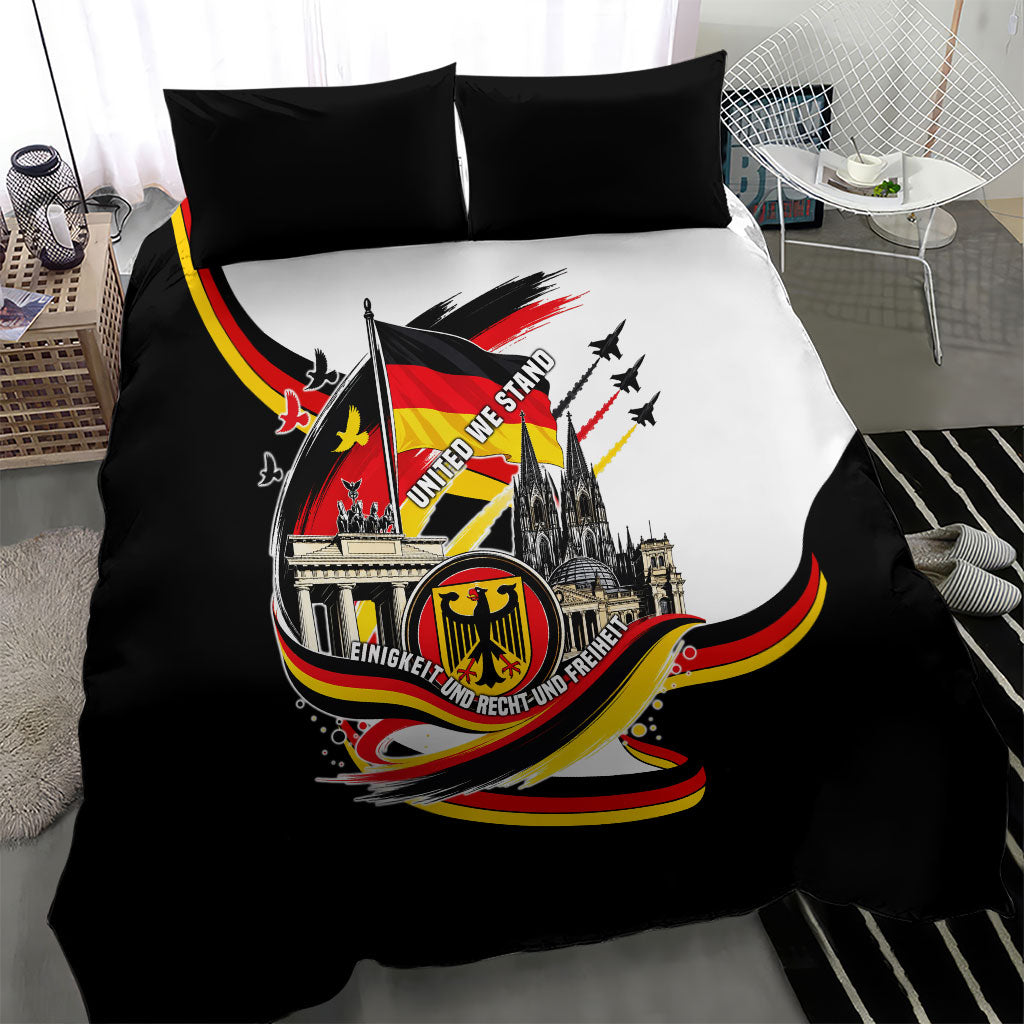 German Unity Day Bedding Set Patriotic Flag Brandenburg Gate