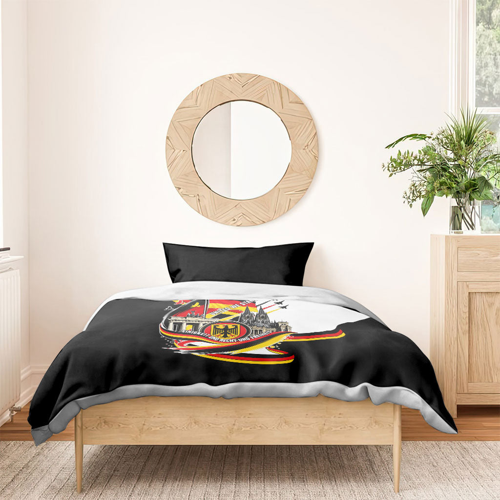 German Unity Day Bedding Set Patriotic Flag Brandenburg Gate