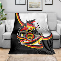 German Unity Day Blanket Patriotic Flag Brandenburg Gate