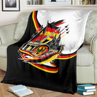 German Unity Day Blanket Patriotic Flag Brandenburg Gate
