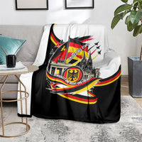 German Unity Day Blanket Patriotic Flag Brandenburg Gate